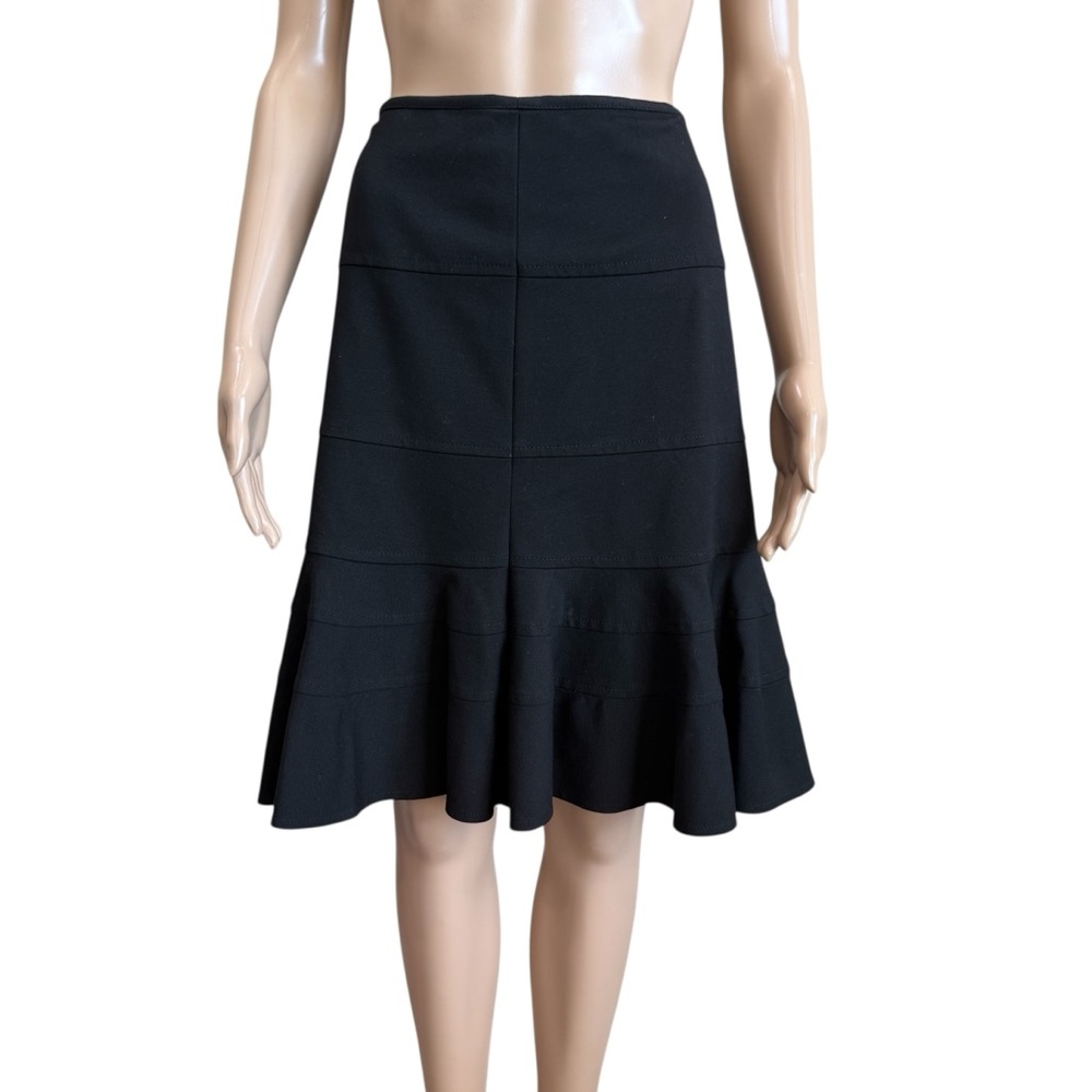 Akris Punto Ruffle Skirt 12 EUC